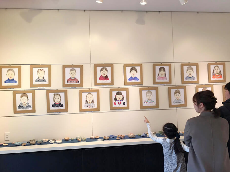 卒園児の肖像画展（2017.2.23〜28）